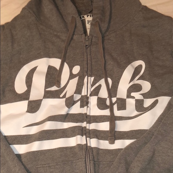 PINK Victoria’s Secret Zip Up Sweatshirt - Picture 2 of 3